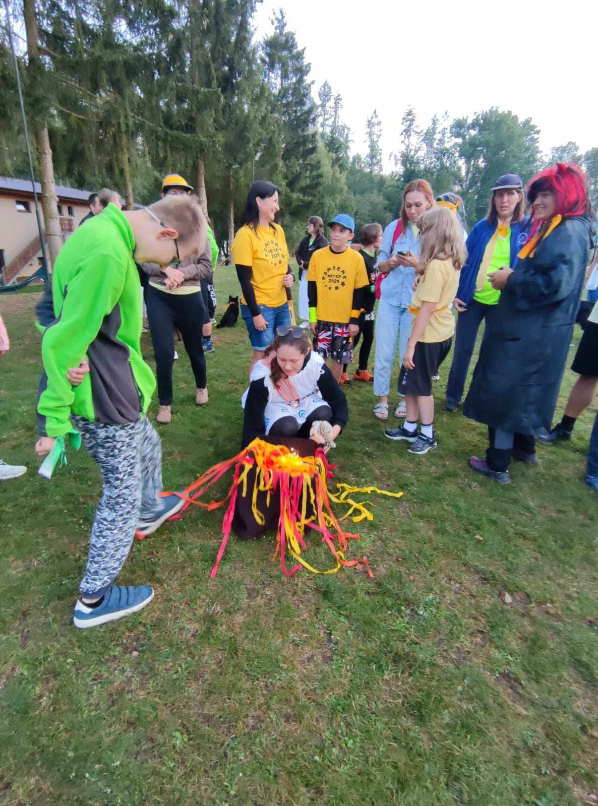 Večerní program na táboře